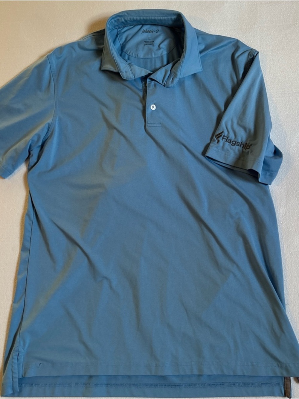johnnie-O Men's Dusty Blue Performance Polo